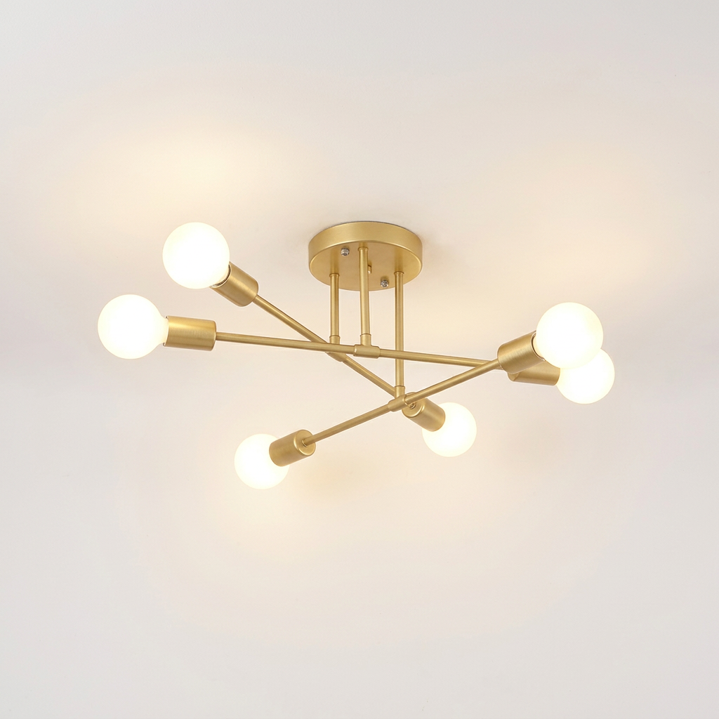 Delta Hexad - Minimal Ceiling Flush Light