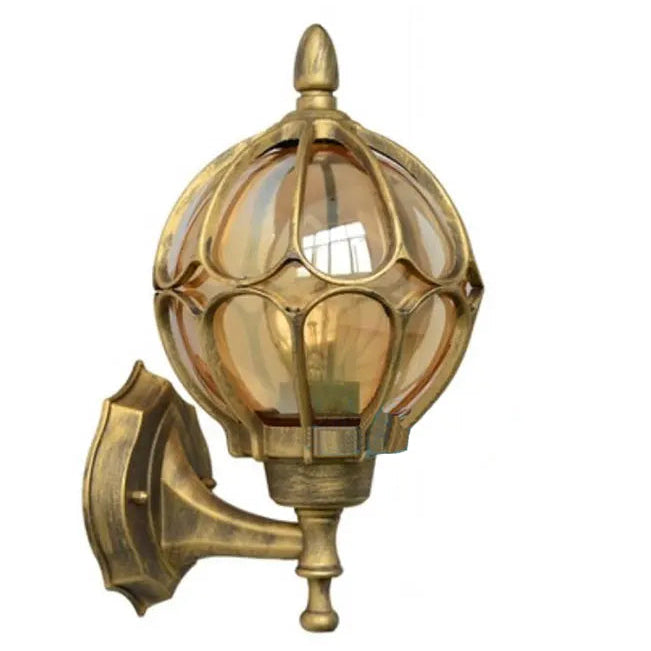 Trinket Lantern (Copper/ Brass/ Black) - Outdoor Wall Light Waterproof IP55
